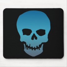 Blue Skull Mouse Mat
