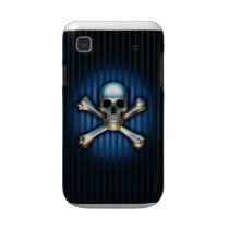 Blue Skull Samsung Galaxy Case