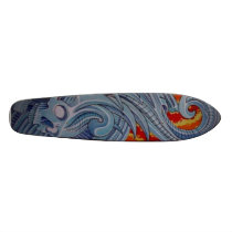 BLUE SKULL SKATE BOARD DECKS
