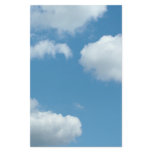 blue sky and white clouds personalized stationery
