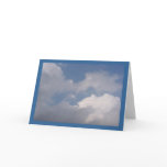 blue sky & clouds II Cards
