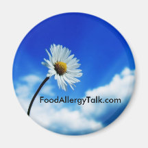 Blue Sky Flower Magnet