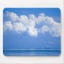 Blue Sky Sailboat Mouse Pad