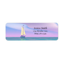 Blue Sky Sailing Return Address Label