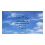 Blue sky with clouds for background business card