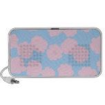 Blue Sky with Pink Clouds Pattern. PC Speakers