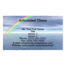 Blue Sky With Rainbow Business Cards