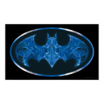 Blue Smoke Bat Symbol posters