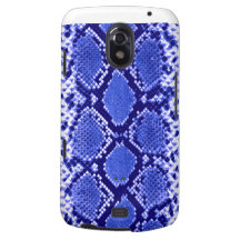 Blue Snakeskin Pattern Galaxy Nexus Case