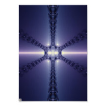 Blue Snowflake Photo Art