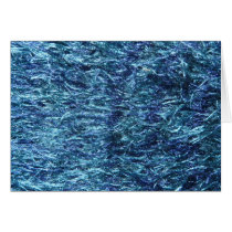 Blue Soft and Fuzzy Greeting Card