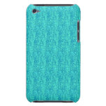 Blue Sparkly Patterned iPod Touch 4 Case Barely There iPod Covers