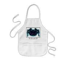 Blue Spider, kids apron