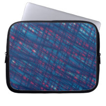 Blue Spider Web Laptop Sleeve