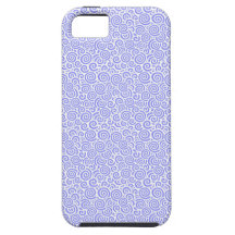 Blue Spiral iPhone 5 Funda