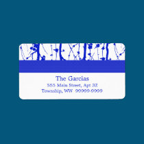 Blue Spring Blossoms labels