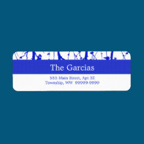 Blue Spring Blossoms labels