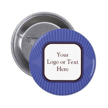Blue Spring Rays Button