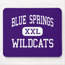 Blue Springs - Wildcats - High - Blue Springs Mouse Pad