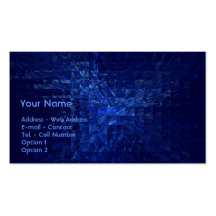 Blue Squared Business Card