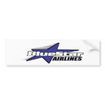 Blue Star Airlines Bumper Stickers