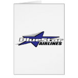 Blue Star Airlines Greeting Card