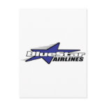Blue Star Airlines Postcard
