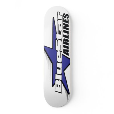 Blue Star Airlines Skateboard by bluestarairlines