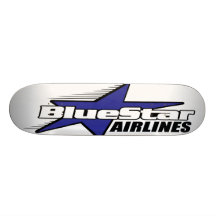 Blue Star Airlines Skateboard