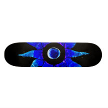 Blue Star Custom Skate Board