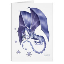 Blue Star Dragon Card