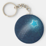 Blue Star Keychain