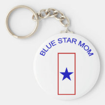 Blue Star Mom Key Chain