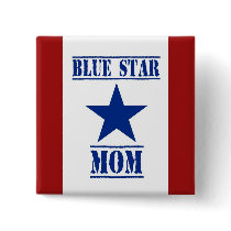 Blue Star Mom Military Pins