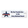 Blue Star Mom -  Son in Army National Guard Bumper Stickers