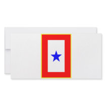 Blue Star Mother Customized Photo Card