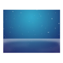 Blue Stars Postcards
