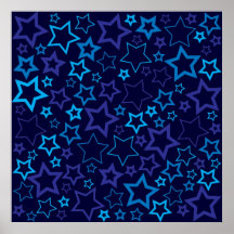 Blue Stars Poster