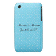 Blue stars wedding favours iPhone 3 covers