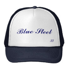 Blue Steel Mesh Hats