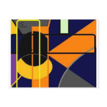 BLUE STEW & CORNBREAD POSTCARD