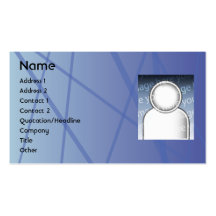 Blue Sticks - Business Business Card Templates