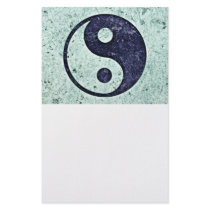 Blue Stone Yin Yang Stationery Paper