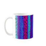 Blue Stripes and Dots A5 Mugs