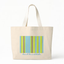 Blue Stripes Tote Bag