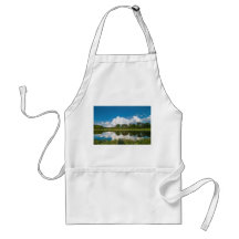 blue summer sky aprons