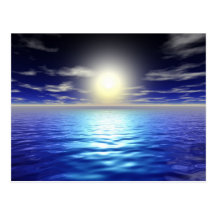 Blue Sunrise Postcard