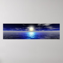 Blue Sunrise Print