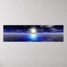 Blue Sunrise Print
