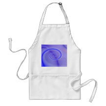 Blue Swirl Apron